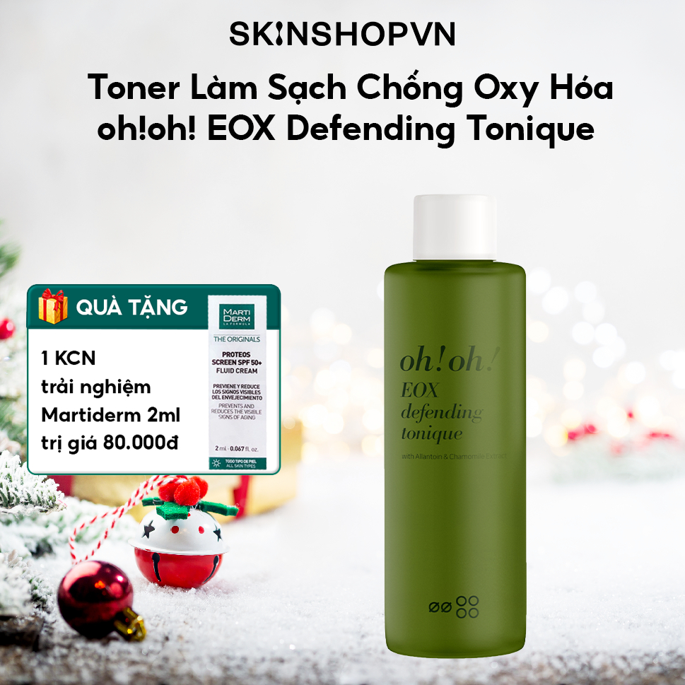 Nước Cân Bằng, Làm Sạch Và Chống Oxy Hóa oh!oh! EOX Defending Tonique (with Allantoin & Chamomile Extract) (150ml)