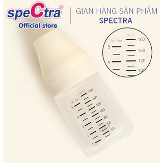 Tách vỉ - 1 bình trữ sữa mẹ Spectra 160ml cổ rộng kèm nắp đậy Hàn Quốc