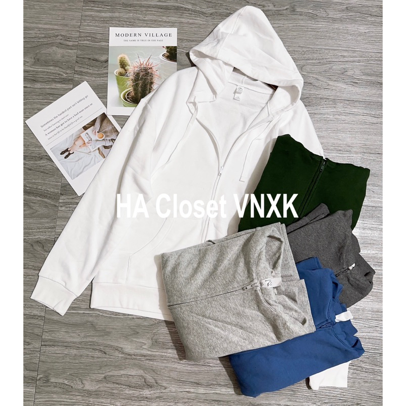 Áo Khoác Hoodie Nỉ Bông Nam Hàng Xuất Xịn