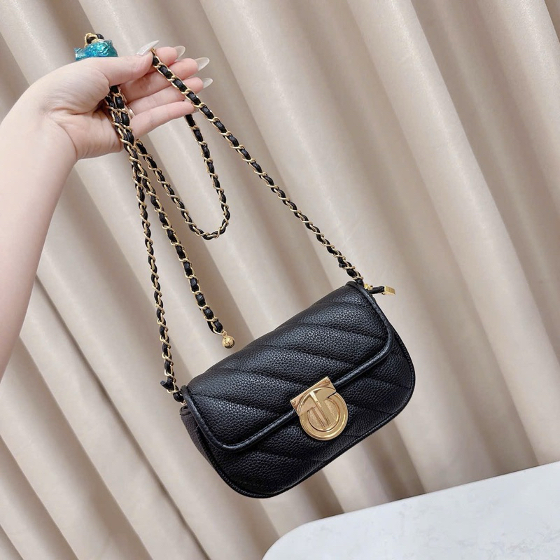 Túi đeo chéo dây quả chuông da mêm