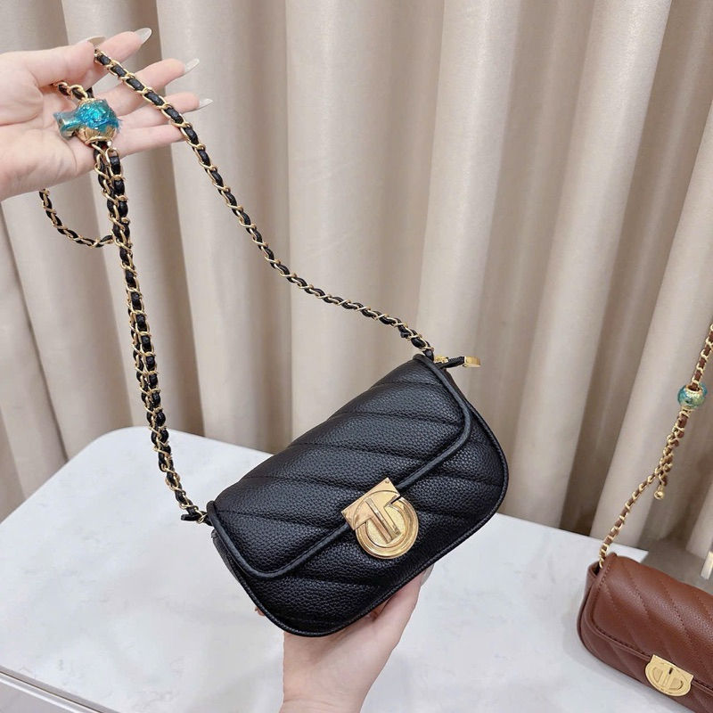 Túi đeo chéo dây quả chuông da mêm