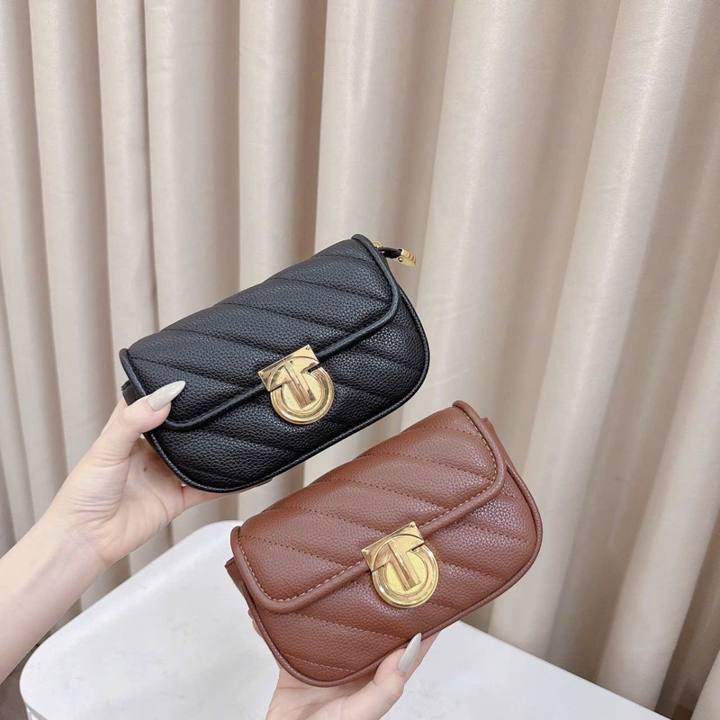 Túi đeo chéo dây quả chuông da mêm