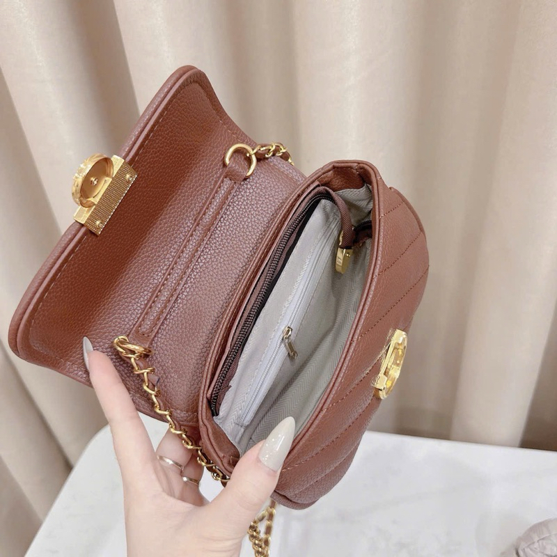 Túi đeo chéo dây quả chuông da mêm