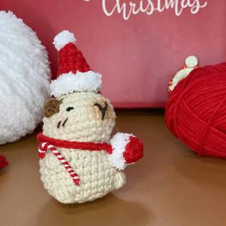Cabybara giáng sinh dễ thương để làm quà/ Christmas capybara