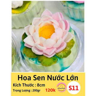 Khuôn silicon hoa sen nước lớn - S11 - Silicon Hồng Phát