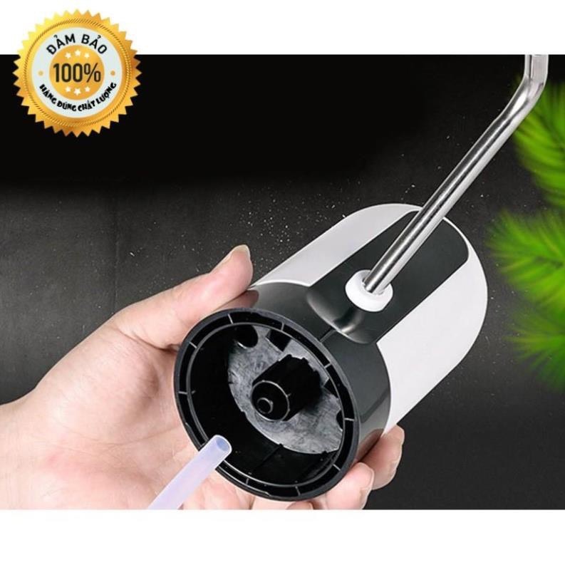 Máy Hút Nước Tự Động Thông Minh - Vòi Lấy Nước Thông Minh Từ Bình Màu Đen Trắng 12V Công Suất 5W Sạc Pin TIMOSTORE
