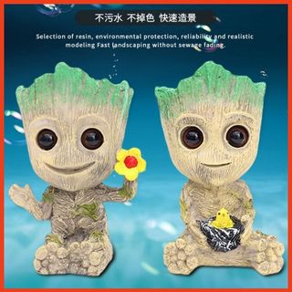 Đầu sủi oxy tượng groot trang trí bể cá cảnh, bể thủy sinh