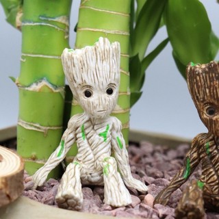 Mô Hình Nhân Vật Groot Avengers Dáng Ngồi 6cm Mini - Trang trí Decor