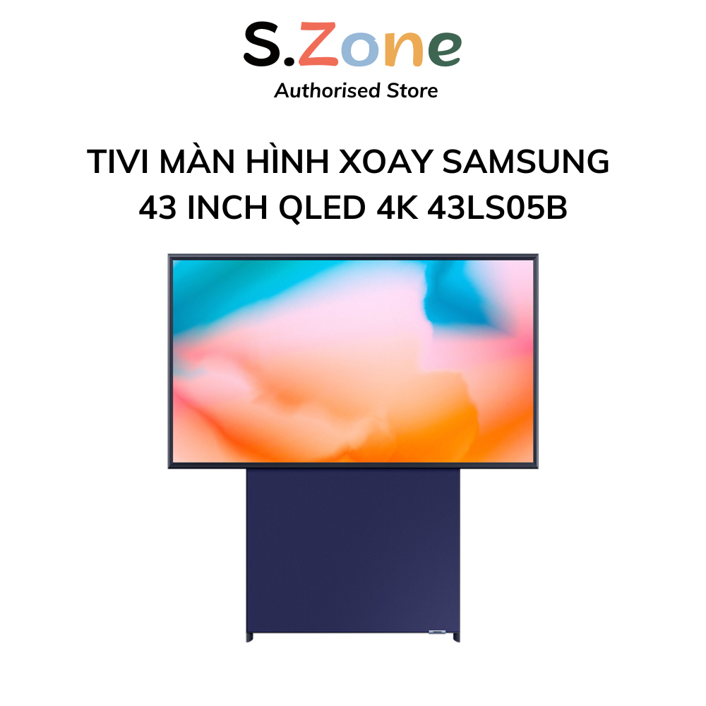 Smart Tivi Màn Hình Xoay Samsung 43 Inch The Sero LS05B 4K QLED 43LS05B