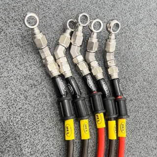 📌 Dây dầu Hel bấm đầu Full Inox 304 Chất Lượng 📌 Xì Dầu 1 ĐỔI 1 📌 Dây Trước 100cm + Sau 50cm/55cm