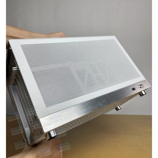 [PCNGON] Vỏ case máy tính Mini ITX Shiny Snake S400 - Trắng (Type C, Riser 3.0)