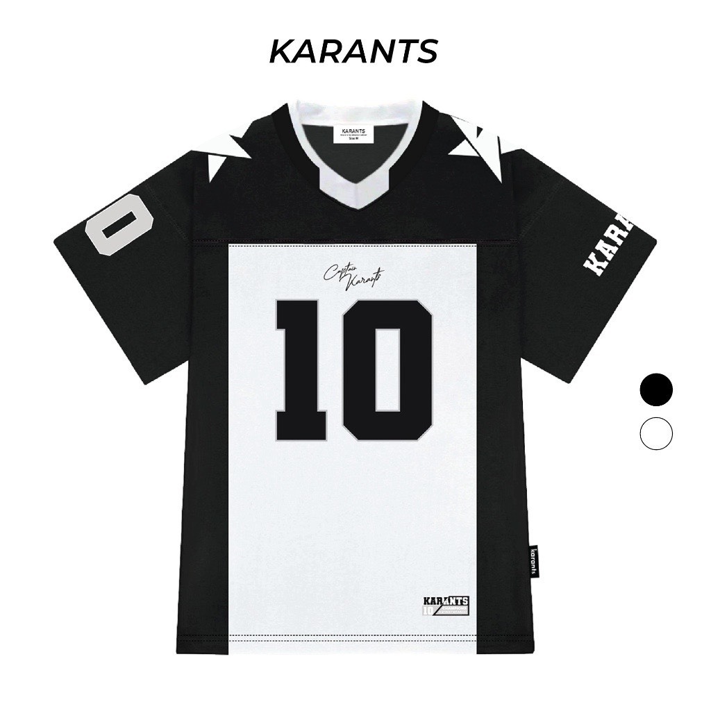 Áo Thun Phối Bóng Đá Karants Local Brand. Áo phông nam nữ Streetwear Form Oversize - KR63