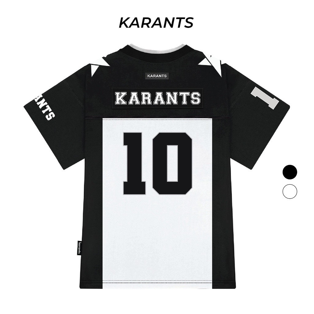Áo Thun Phối Bóng Đá Karants Local Brand. Áo phông nam nữ Streetwear Form Oversize - KR63