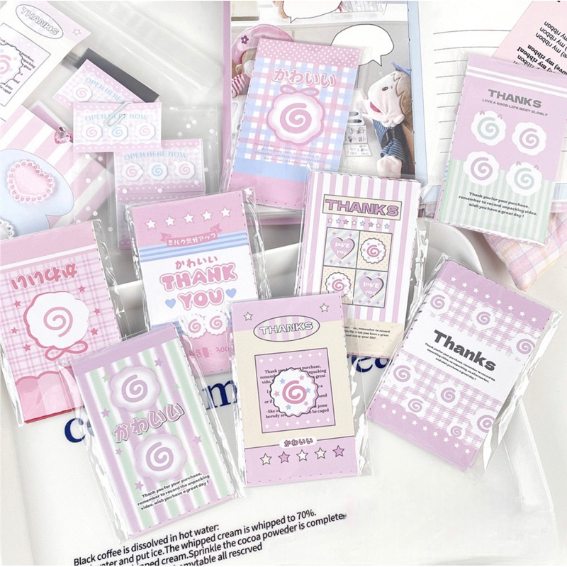 10 Tấm Sticker Cute Mix Random Mẫu