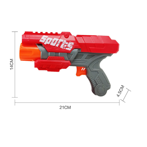 Đồ Chơi Viên Xốp Đầu Dính, 3 Lỗ Ống Xoay Vòng Size 25cm, Đồ Chơi Vận Động An Toàn Cho Bé 02210