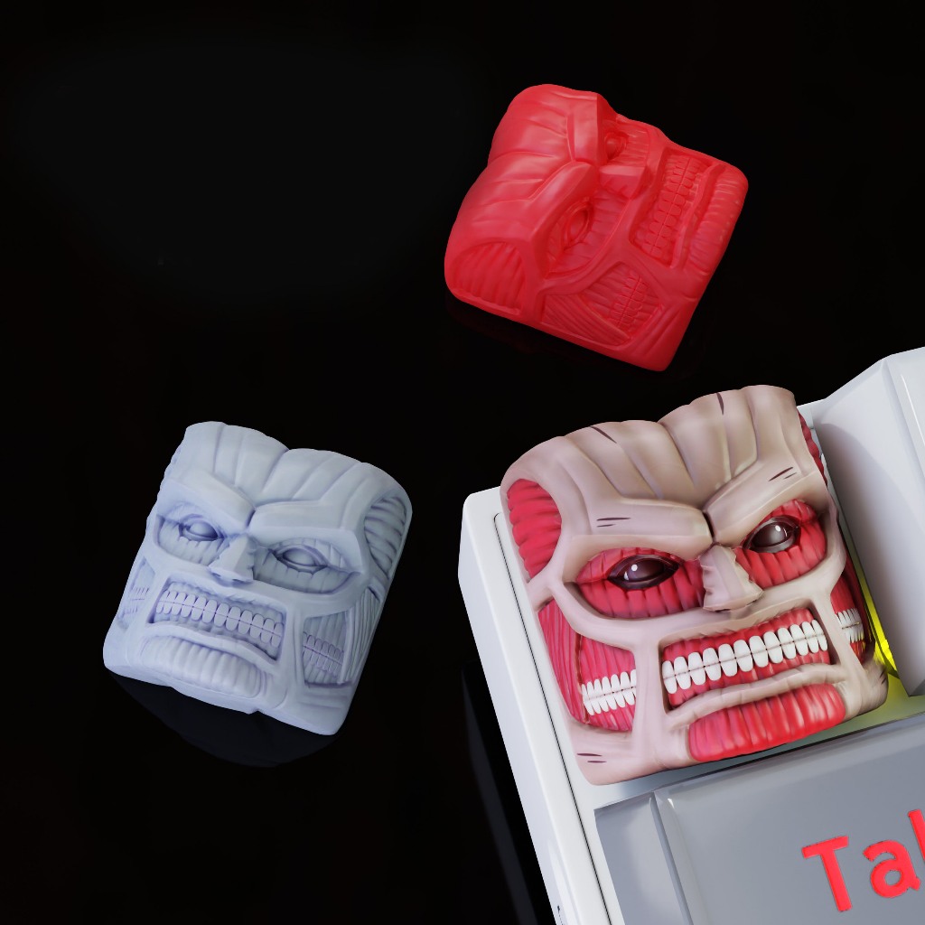 Attack on titans keycap, nút bàn phím cơ, aot  nút bàn phím