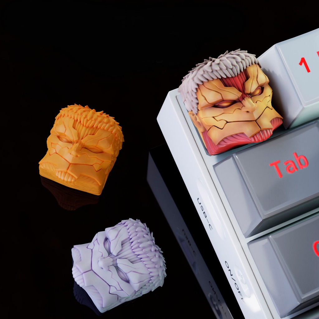 Attack on titans keycap, nút bàn phím cơ, aot  nút bàn phím