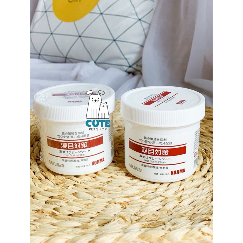 Lau mắt cho thú cưng KOJIMA – 120 tờ