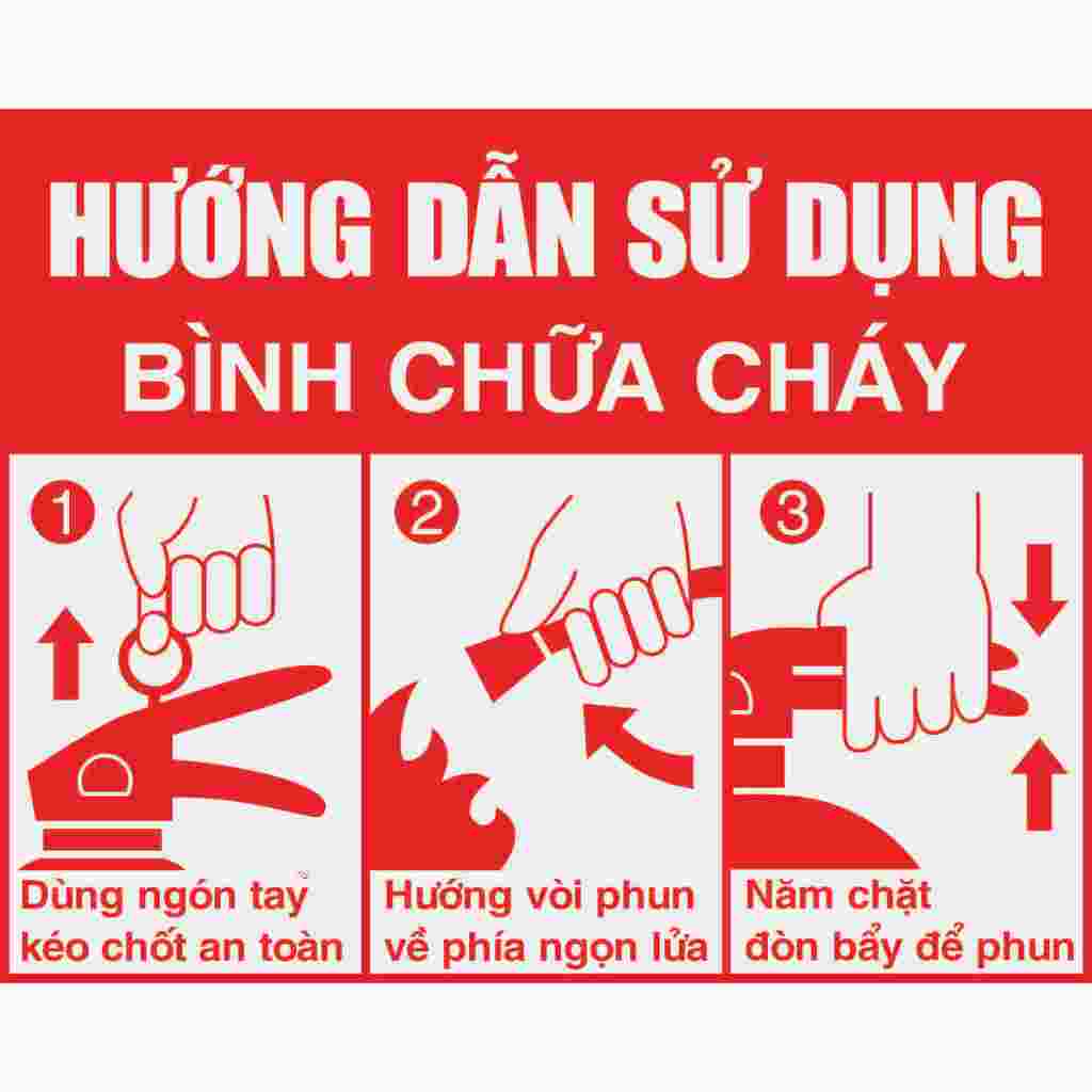 Bình chữa cháy Bột mini 1-2kg