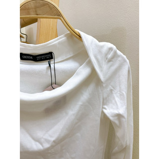 [Cocosin] Áo knit trắng dài tay size S (newtag) (có ảnh thật)