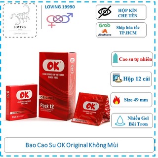 [FREESHIP] Bao Cao Su Ok Original Hộp 12 Cái