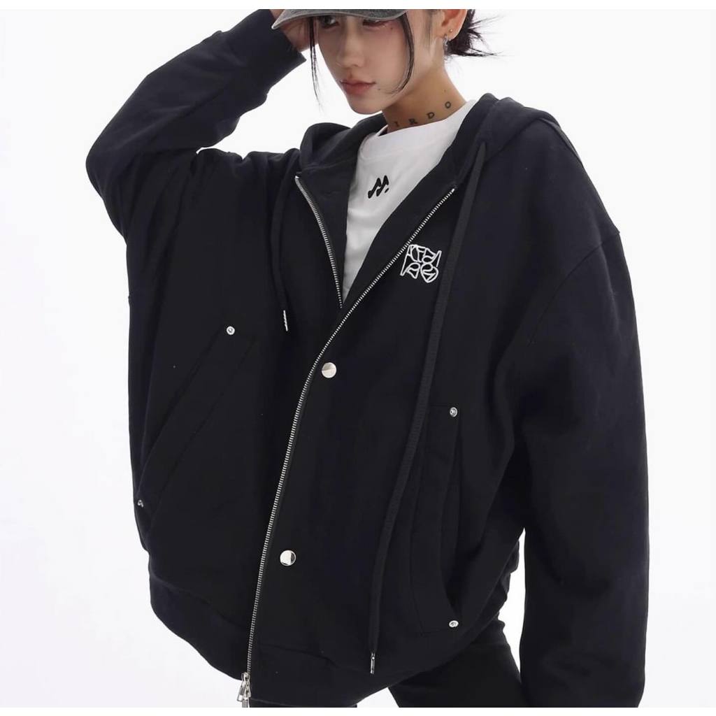 Hoodie LOPI Form Rộng Dày Dặn Chất Liệu Nỉ Bông BEPO