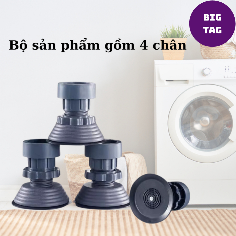 chân chống rung máy giặt, chống trơn trượt tủ lạnh, có thể thay đổi kích thước 00512