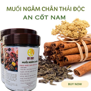 1kg MUỐI THẢO DƯỢC NGÂM CHÂN - THẢI ĐỘC CƠ THỂ - Than tre cùng 18 vị dược liệu