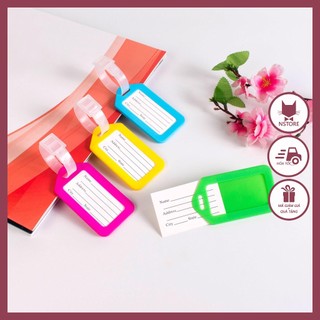 Vali Tag Thẻ Tên Treo Hành Lý Du Lịch Name Tag Có Dây Đeo Chống Thất Lạc
