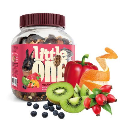 Little One Snack 🐶FREE SHIP🐶 Đồ ăn nhẹ trái cây sấy khô Little One Snack Đối với thỏ và loài gặm nhấm