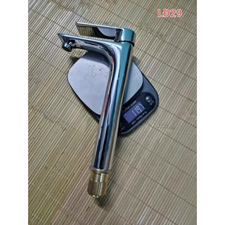 Vòi chậu cao đồng mạ crom