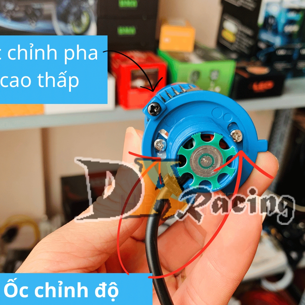 Đèn Pha Bi Cầu T8 BMA, 70W/H4/12.24V/DC Trợ Pha Laser Lắp Zin Xe Máy, Xe Tải, Ô Tô Con