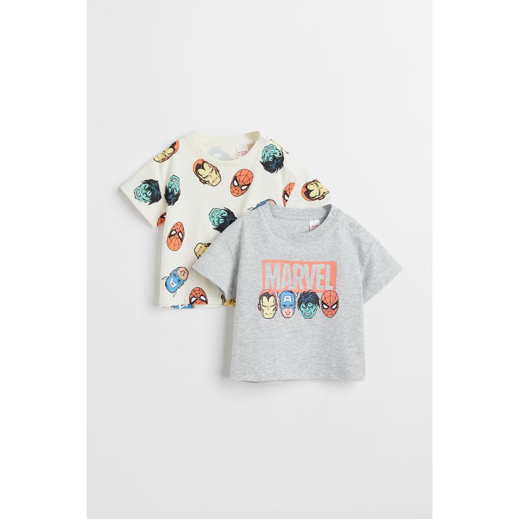 Set 2 áo phông hè cộc tay bé trai HM Kid Auth