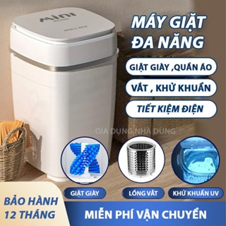 Máy giặt MINI GHM - giặt giày quần áo vắt , tia UV , hẹn giờ - bảo hành 12 tháng