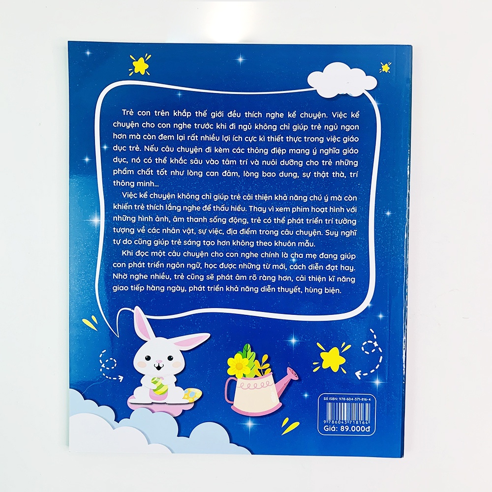 Sách -  365 Truyện Kể Cho Bé Trước Giờ Đi Ngủ - Giúp Bé Phát Triển IQ và EQ