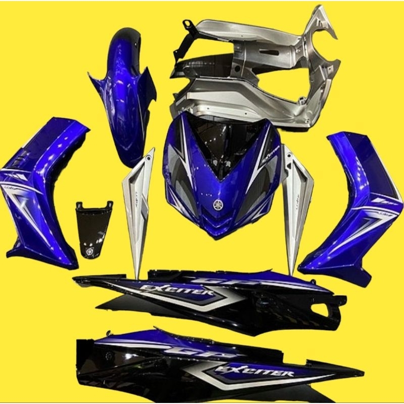 DÀN ÁO EXCITER 135 ĐỜI 2010 XANH BẠC