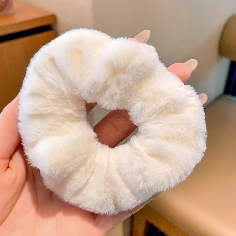 Dây Cột Tóc Lông Nhung Dễ Thương Xinh Xắn Dành Cho Nữ