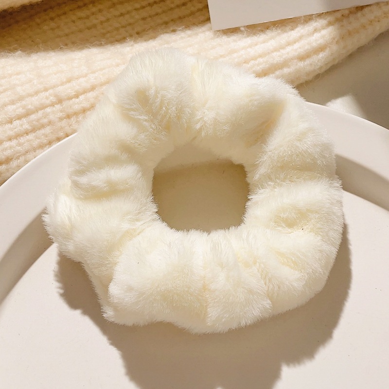 Dây Cột Tóc Lông Nhung Dễ Thương Xinh Xắn Dành Cho Nữ