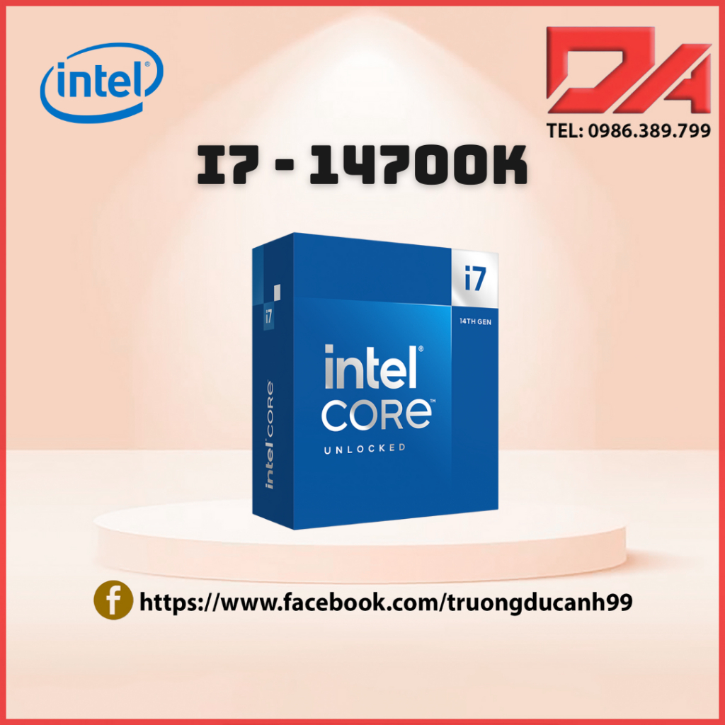 CPU INTEL CORE I7 12700K - I5 13600KF - I5 13600K - I5 14600K - I7 13700K - I7 14700K NEW BOX - BẢO HÀNH 36T