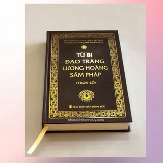 Sách - Kinh Lương Hoàng Sám Pháp (Bìa da)