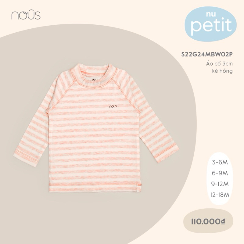 Áo cổ 3cm Nous mẫu mới 2021