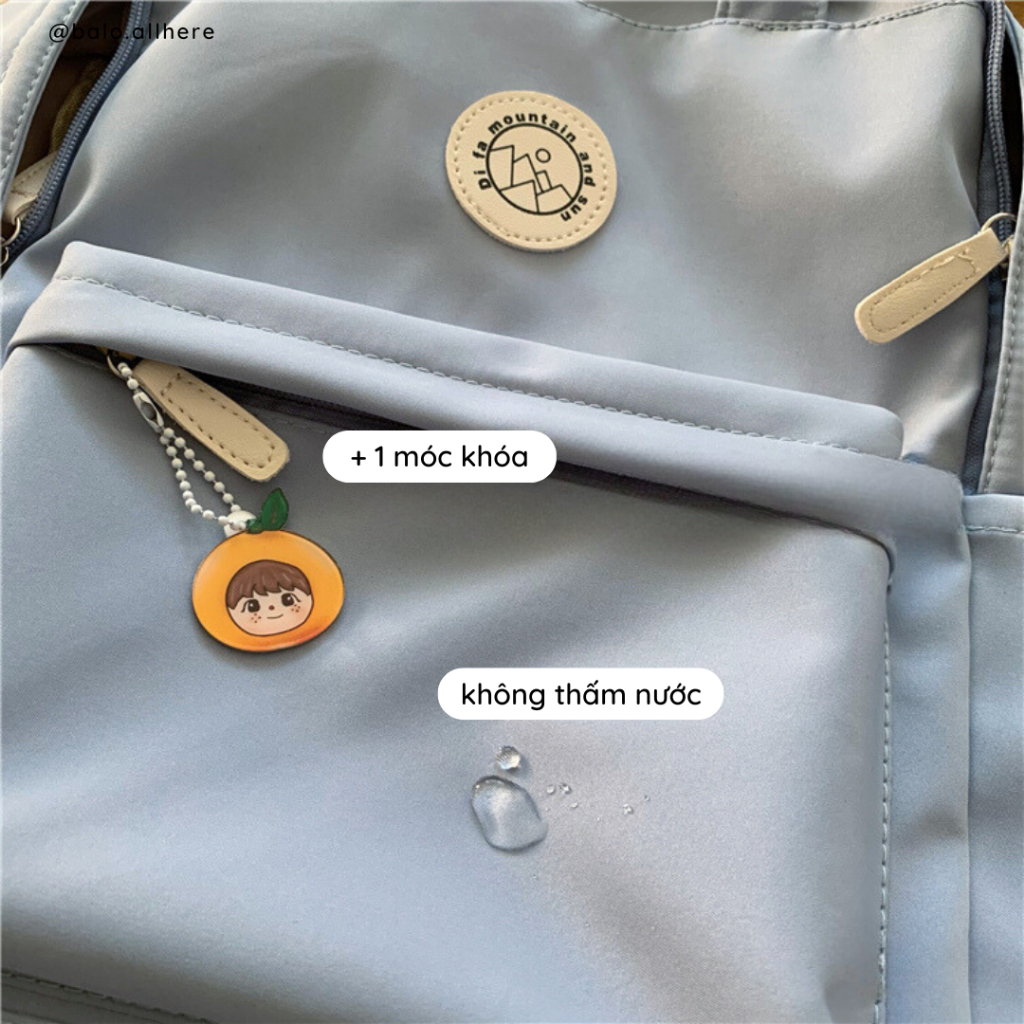 Balo Cặp Sách Nam Nữ Đi Học Ulzzang