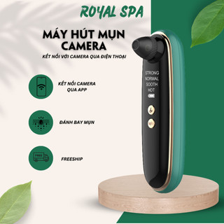 Máy hút mụn đầu đen tích hợp camera hiện đại hút sạch bã nhờn, mụn đầu đen, mụn ẩn, mụn cám - Royal Spa