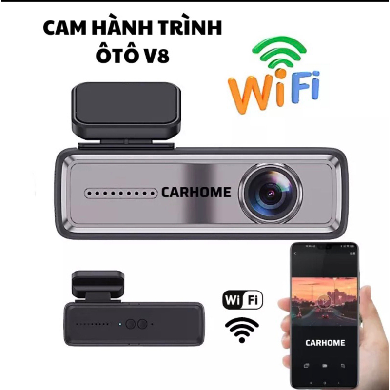 Camera Hành Trình V8 wi-fi xem video qua điện thoại