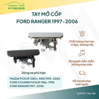 Tay mở cốp ford ranger 1997 - 2006 mạ crom