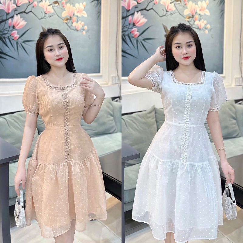 đầm trắng, nu ren