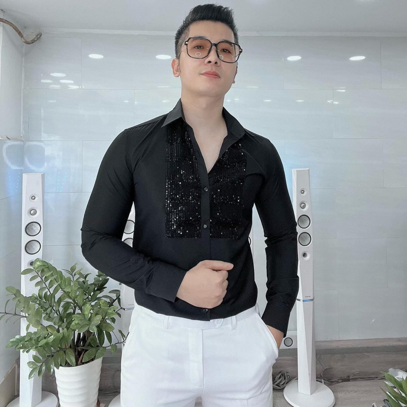 Sơ Mi Nam Vài Hàn Trơn Mịn Không Nhăn Không Phai Không Cù