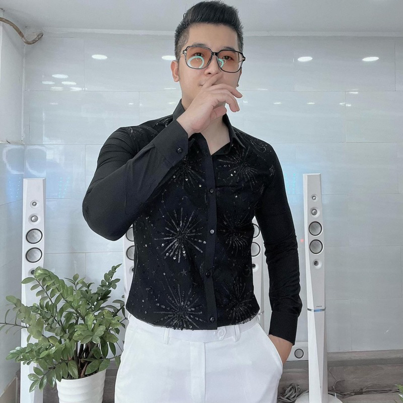 Sơ Mi Nam Vài Hàn Trơn Mịn Không Nhăn Không Phai Không Cù