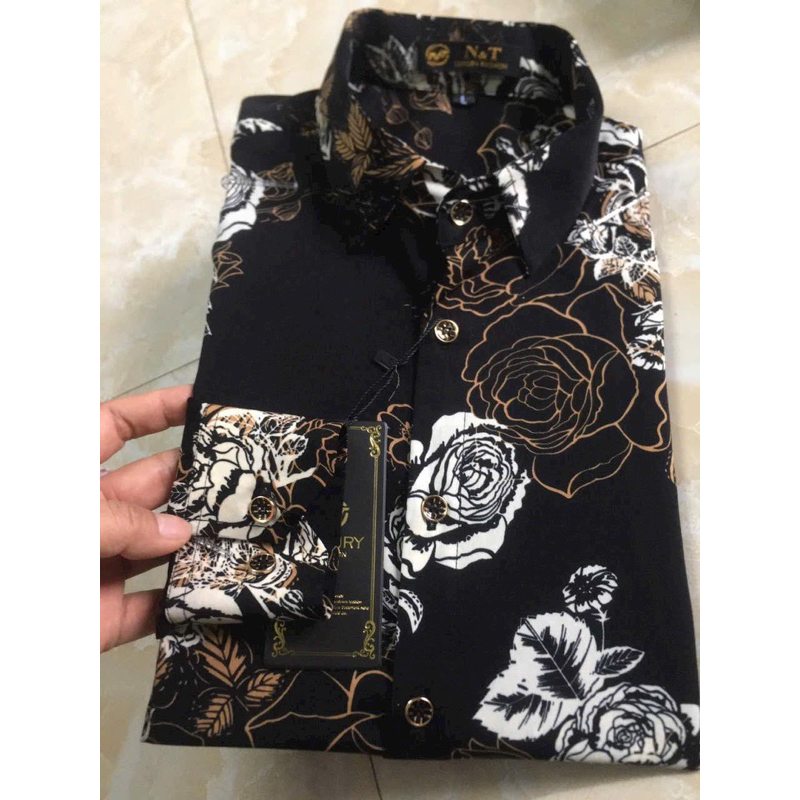 Sơ Mi Nam Vải Lụa Không Nhăn Không Phai Không Xù