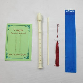 Sáo dọc recoder 8 lỗ chất lượng kèm sách hướng dẫn